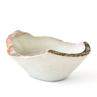 Kenyan Primitive Soapstone Oval Bowl