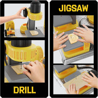 4 in 1 Woodworking Station for Kids