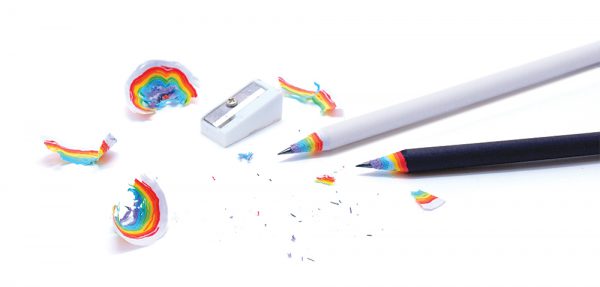 Rainbow Pencils 3pk - Black