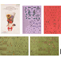 3D Wooden Flower Puzzle Pack