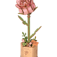 3D Wooden Flower Puzzle Pack