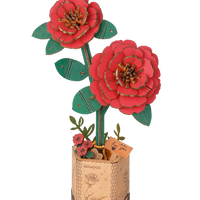 3D Wooden Flower Puzzle Pack