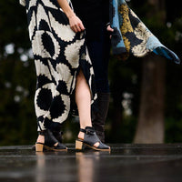 Sunset Block Print dress