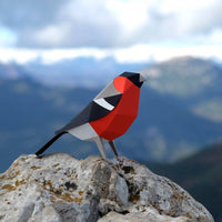 Bullfinch Bird 3D Paper Figure Kit