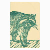 Raccoon Letterpress Notebook