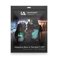 Kids Interactive Black Glow T-Shirt