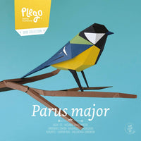 Great Tit Bird 3D Paper Figure Kit