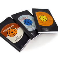 Small 45RPM Vinyl Record Pocket Journal