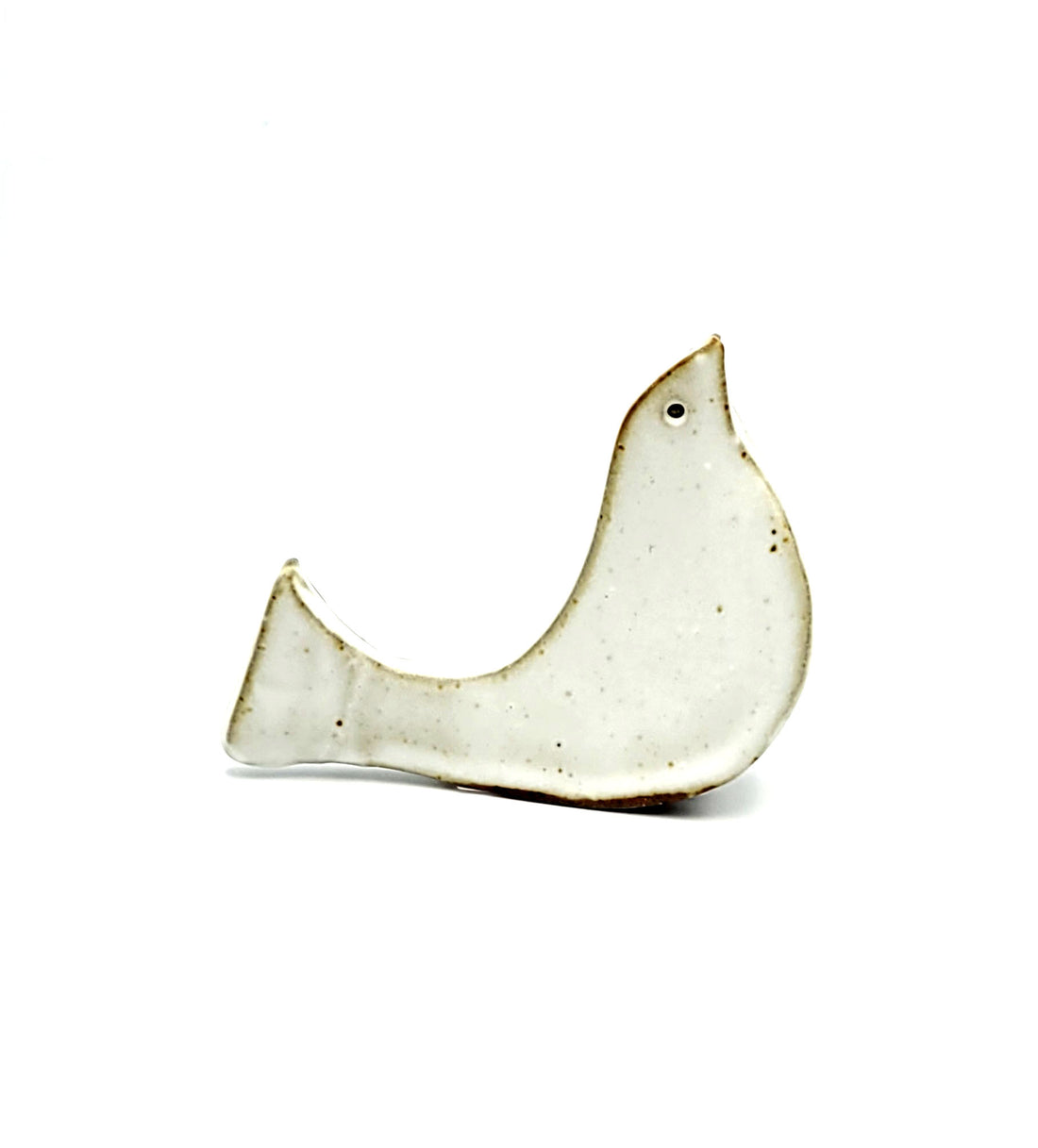 Small Minimalist Bird - White