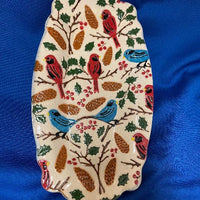 Chickadee Embossed Rolling Pin