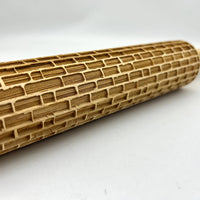 Brick Wall Embossed Rolling Pin
