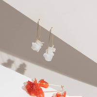 Leona Coral Drops: 14k Gold Filled