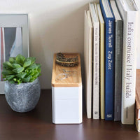 2-Tier White Stacking Watch and Accessory Case