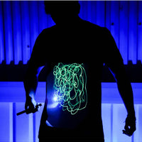 Adult Interactive Black Glow T-Shirt
