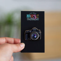 DSLR Camera Interactive Enamel Pin