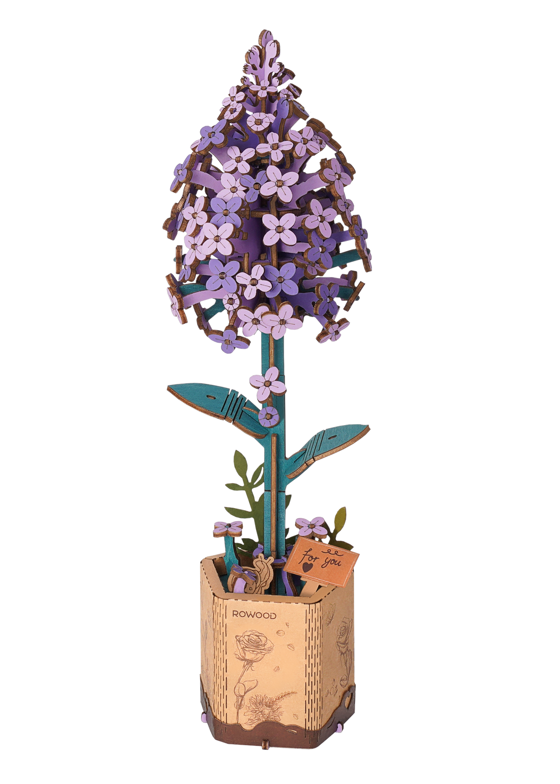 3D Wooden Flower Puzzle Pack