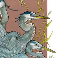 A Siege of Herons - Archival Print