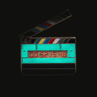 Jumbo Movie Slate Enamel Pin