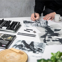 Zieler® 24 Piece Artists Charcoal Drawing Set