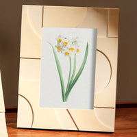 Ivory Resin 3D Cut Inlay Picture Frame 5x7"