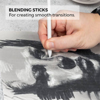 Zieler® 24 Piece Artists Charcoal Drawing Set