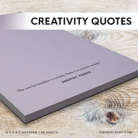 50 Creativity Quotes Notepad