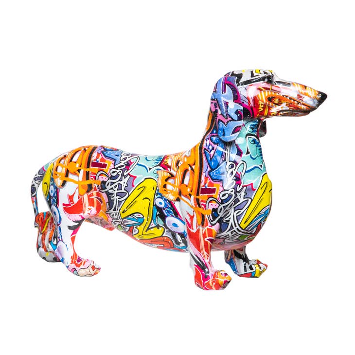 Street Art Dachshund