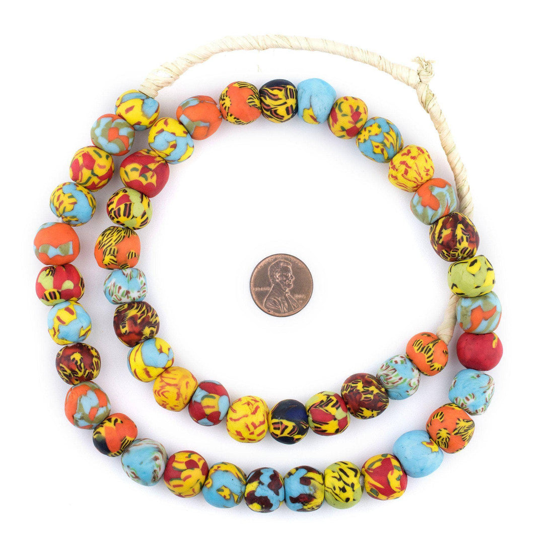 House Medley Recycled Glass Bead Necklace