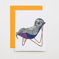 Kingston Westhill Three Toed Sloth Note Card