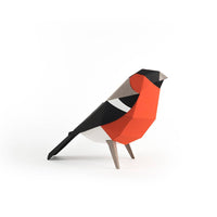 Bullfinch Bird 3D Paper Figure Kit