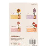3D Wooden Flower Puzzle Pack
