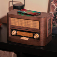 Fuse VINT Retro Radio with Bluetooth & Wireless Charger