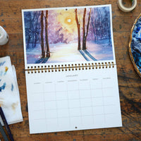 Paint Your Own Watercolor Calendar