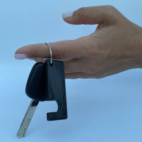 Bog Oak Keyring Phone Holder
