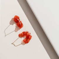 Leona Coral Drops: 14k Gold Filled