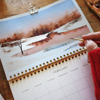 Paint Your Own Watercolor Calendar