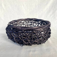 Black Open Weave Tatinga Basket