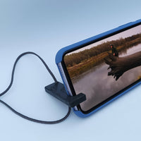 Bog Oak Keyring Phone Holder