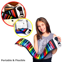Rainbow Piano with 49 Color Coded Keys