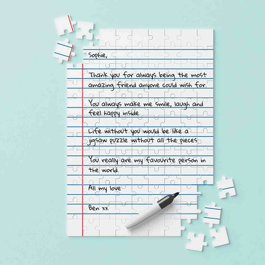 Letter Jigsaw Puzzle