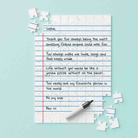 Letter Jigsaw Puzzle