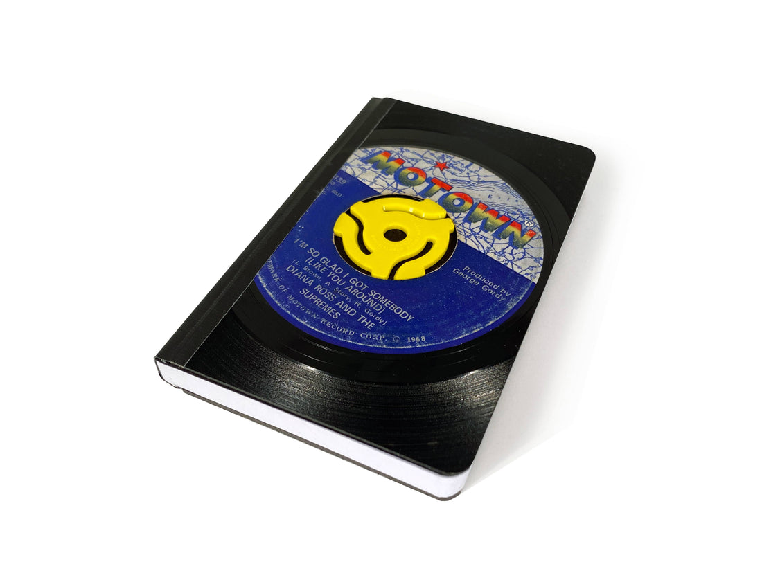 Small 45RPM Vinyl Record Pocket Journal