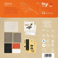 Sardinian Warbler Bird 3D Paper Figure Kit