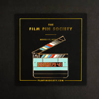 Jumbo Movie Slate Enamel Pin