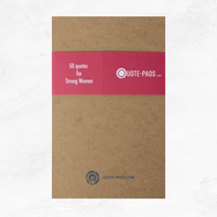 50 Strong Woman Quotes Notepad