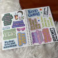 The Unused Sticker Book - Yellow