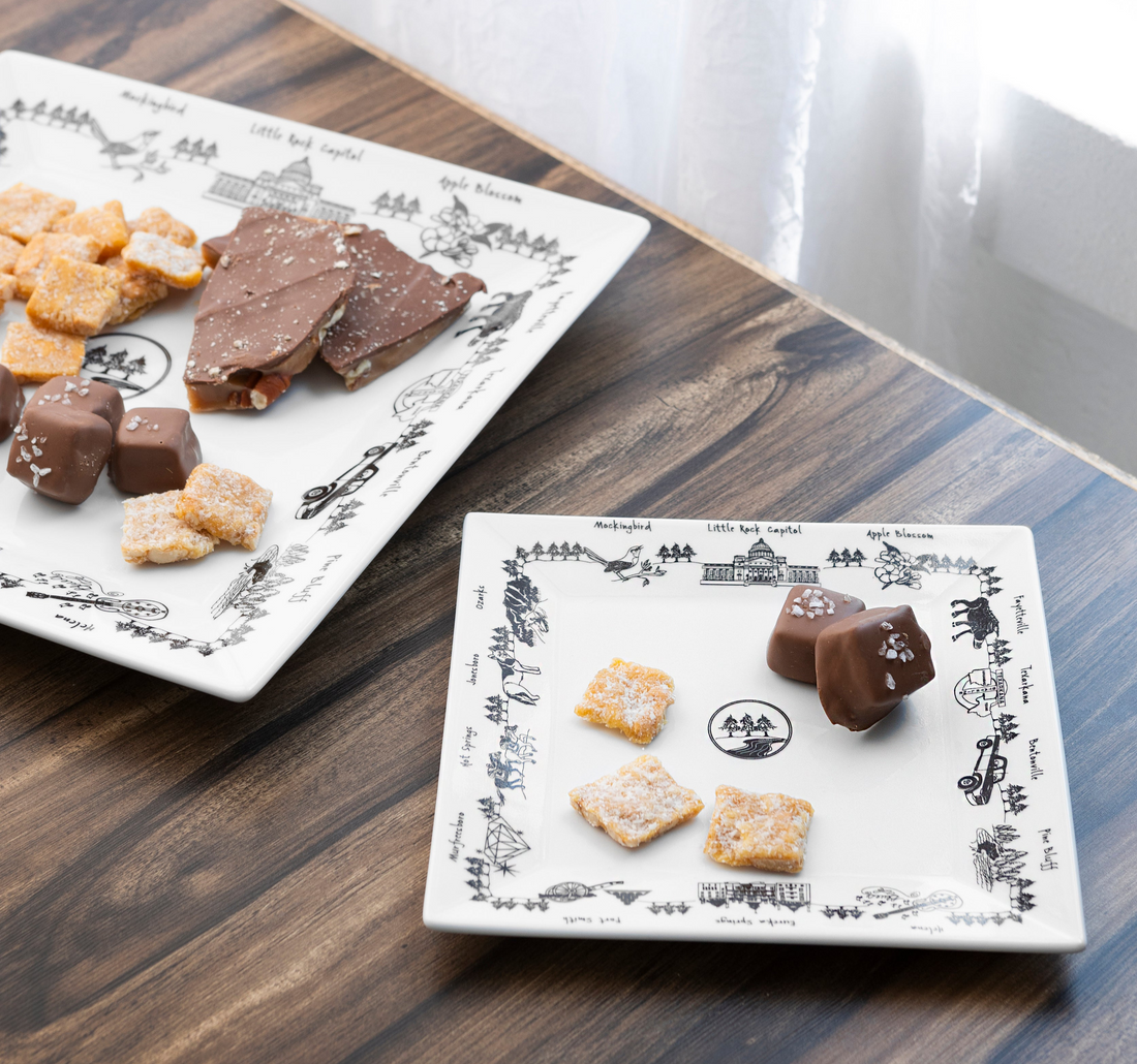 Arkansas Small Square Platter