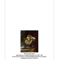 Apple Blossoms in a Nautilus Shell Vase Notecard