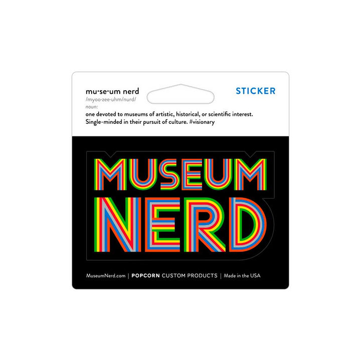 Museum Nerd Sticker