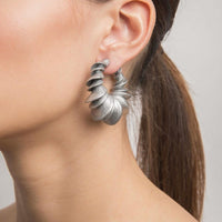 Silver Bailong Earrings 1